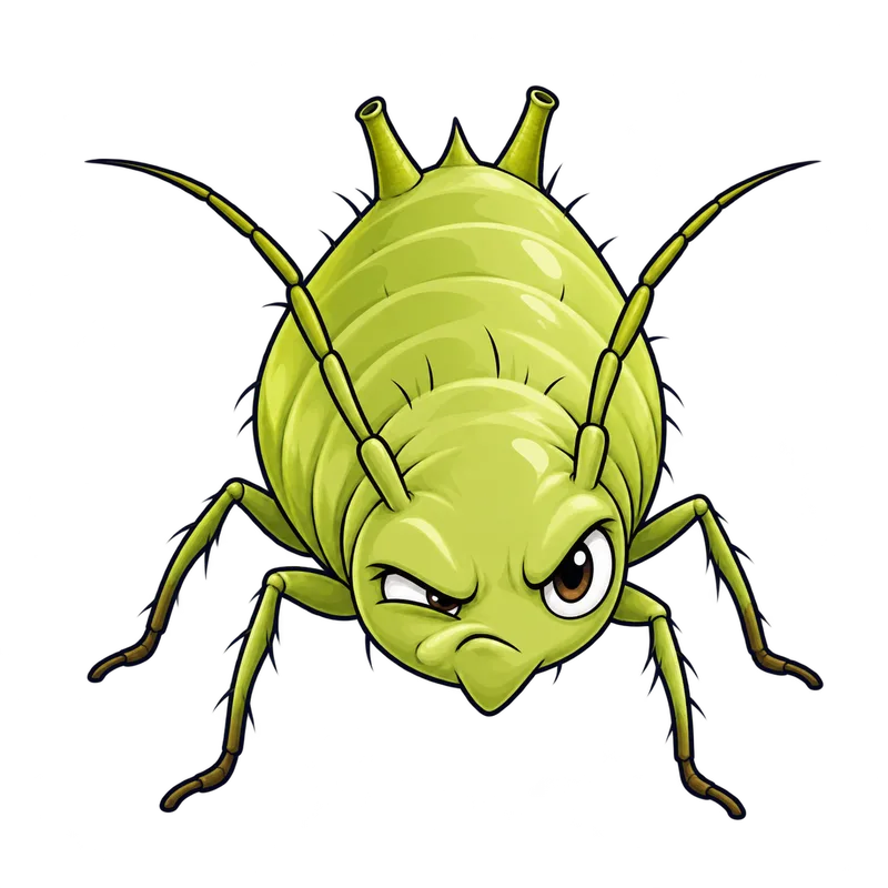 Illustration of the aphids