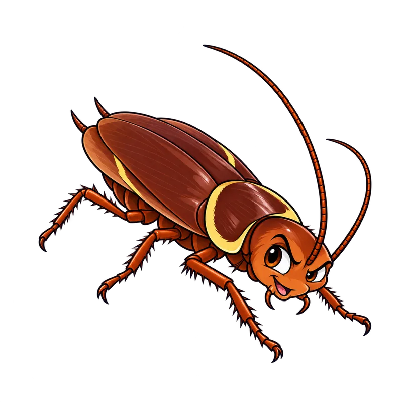 Illustration of the australian cockroach
