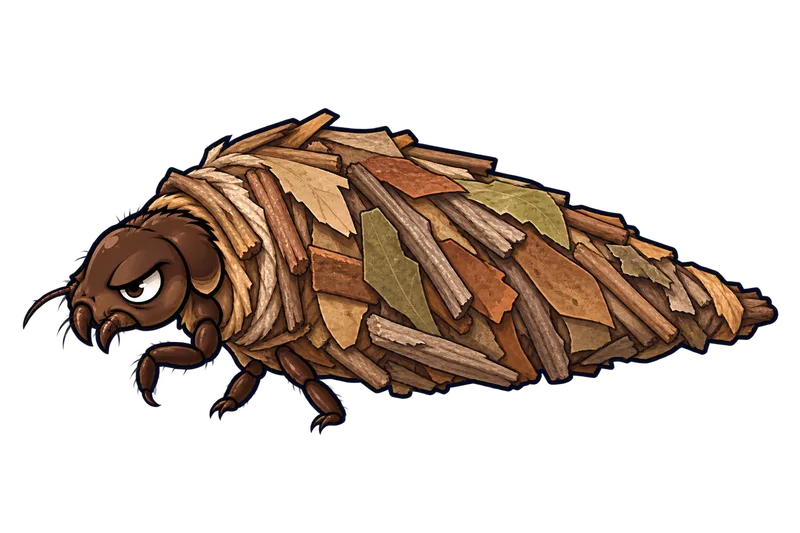 Illustration of the bagworm