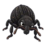 Illustration of Black vine weevil