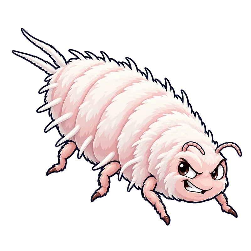 Illustration of the citrus mealybug