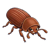 Illustration of Common furniture beetle