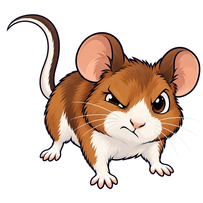 Illustration of the deer mice