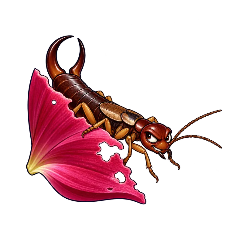 Illustration of the earwigs