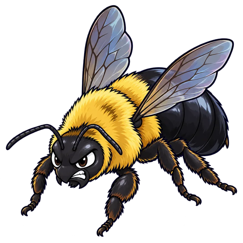 Illustration of the eastern carpenter bee