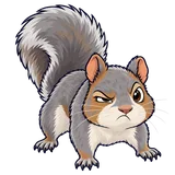 Illustration of Eastern gray squirrel