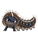 Illustration of Eastern tent caterpillar