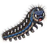 Illustration of Forest tent caterpillar
