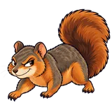 Illustration of Fox squirrel