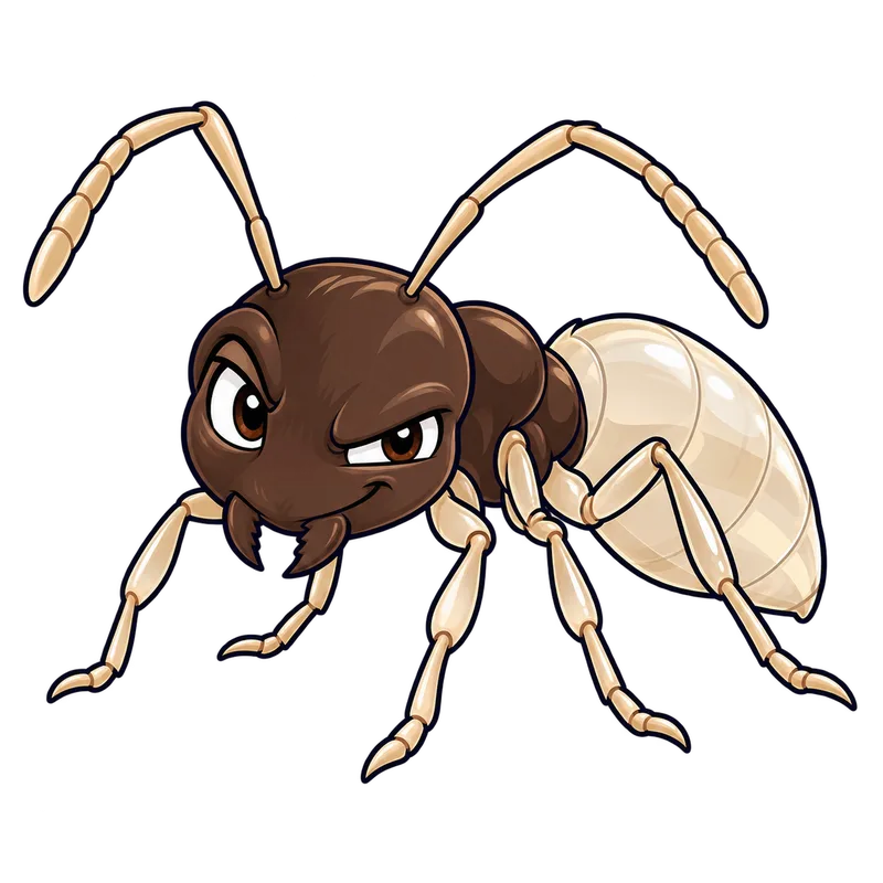 Illustration of the ghost ant