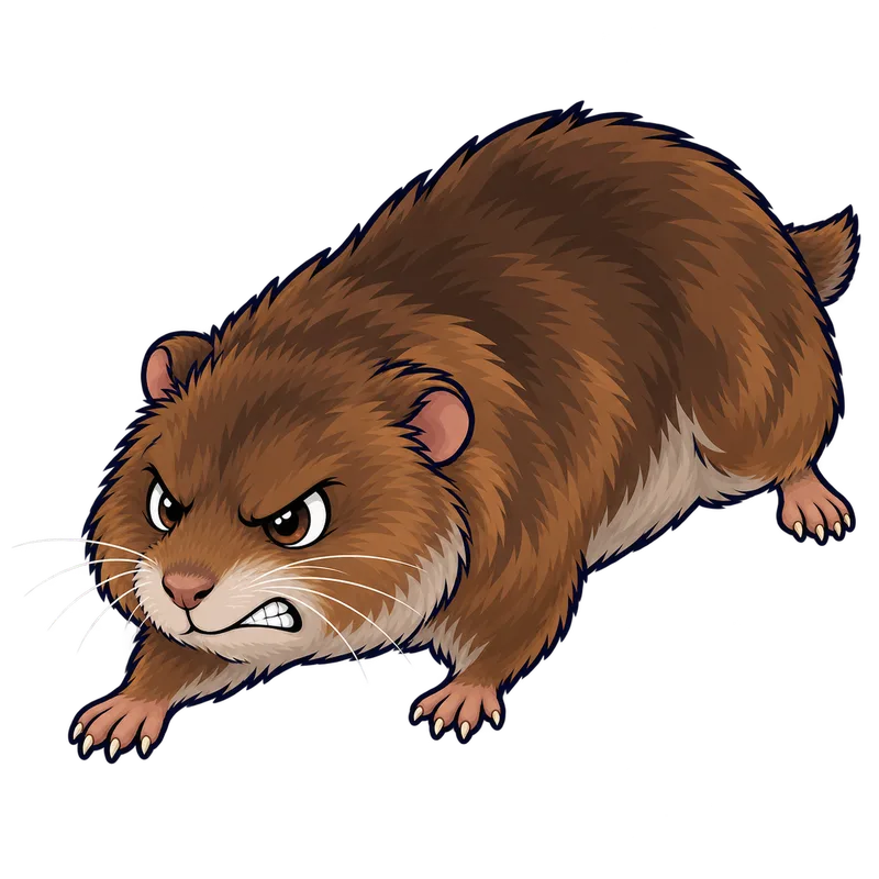 Illustration of the groundhog