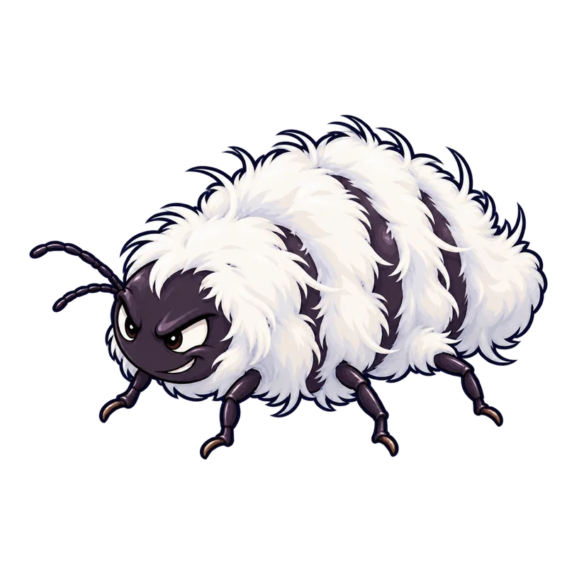 Illustration of the hemlock woolly adelgid