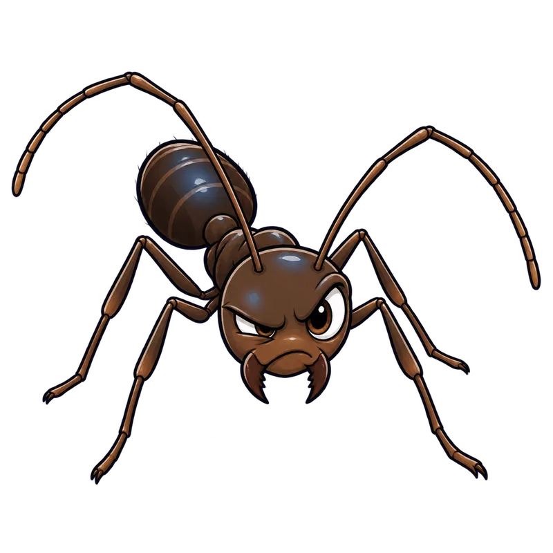 Illustration of the longhorn crazy ant