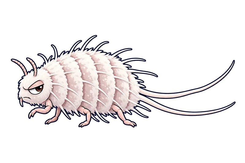 Illustration of the longtailed mealybug