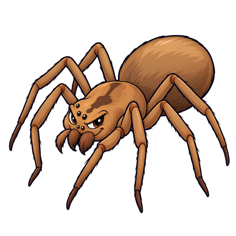 Illustration of the mediterranean recluse