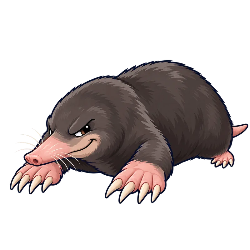 Illustration of the moles