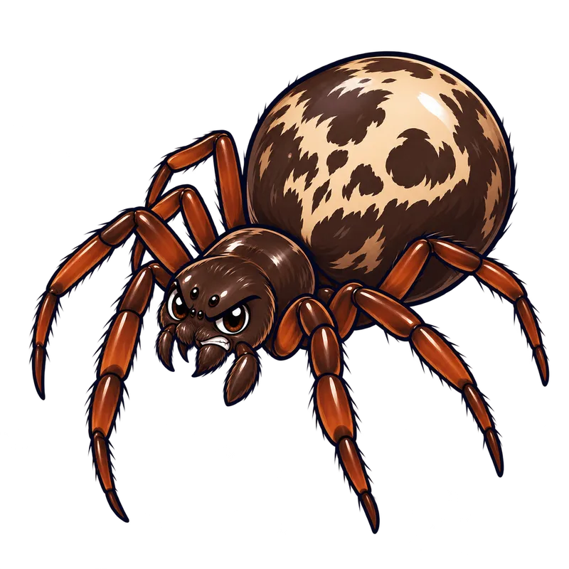 Illustration of the noble false widow