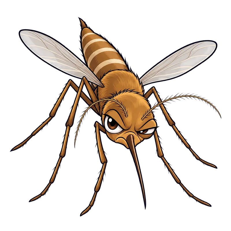 Illustration of the northern house mosquito