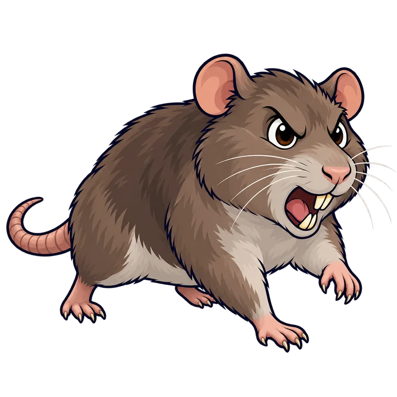Illustration of the norway rat