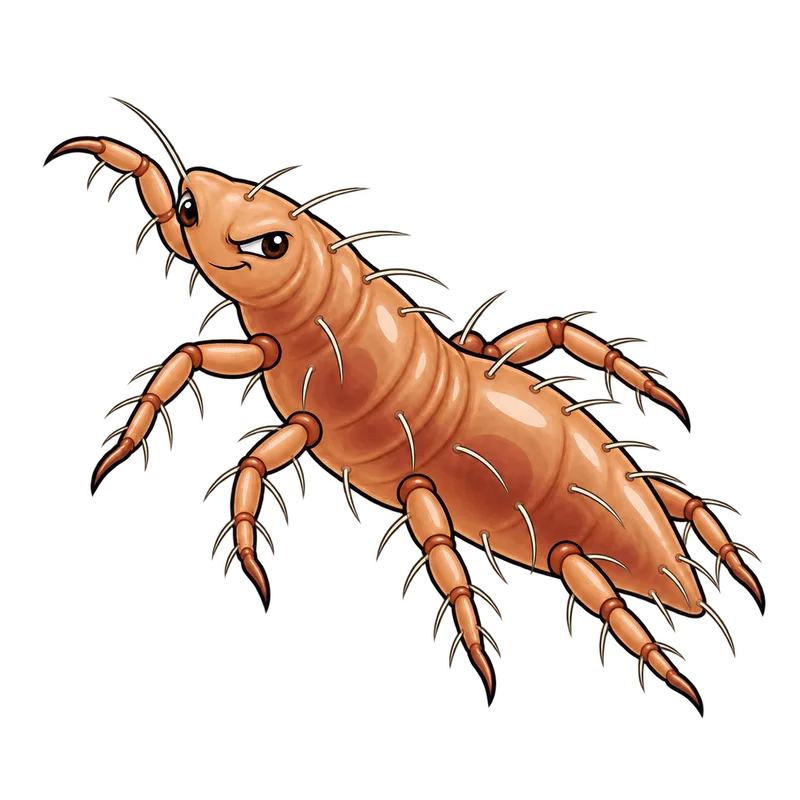 Illustration of the oak leaf itch mite