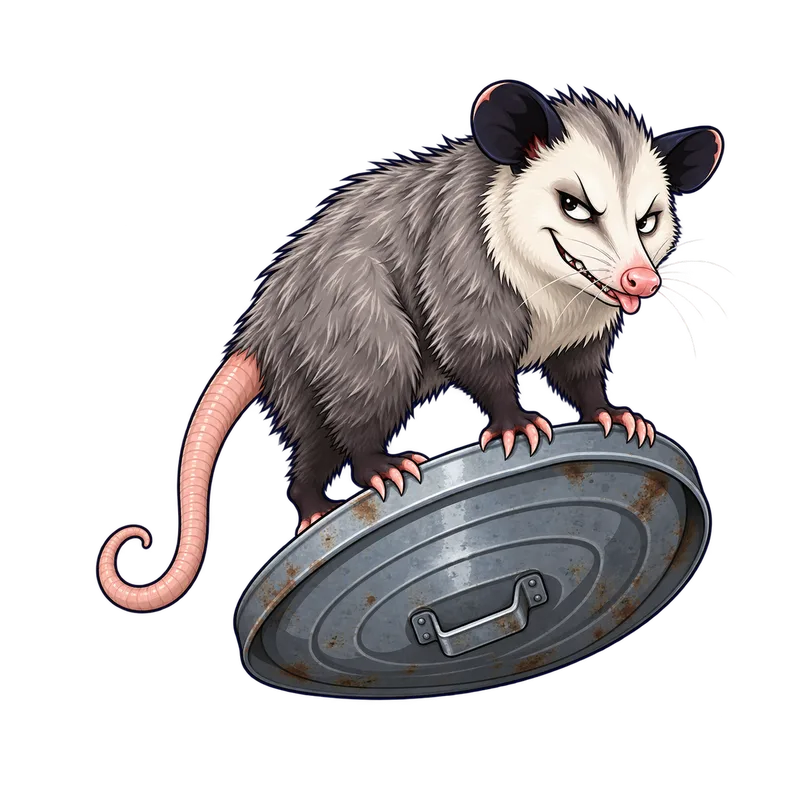 Illustration of the opossums