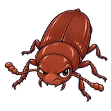 Illustration of Red flour beetle