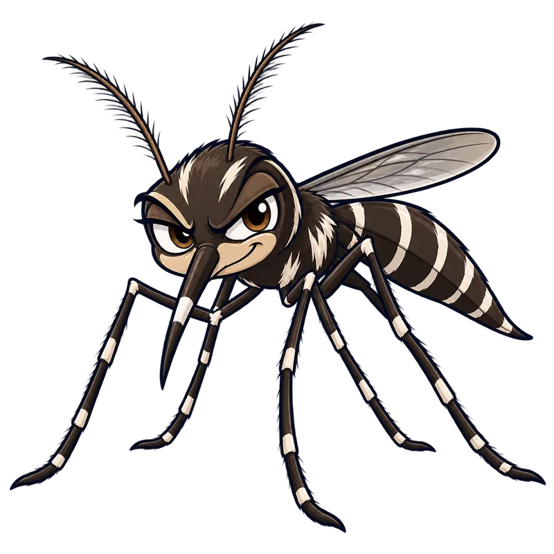 Illustration of the saltmarsh mosquitoes