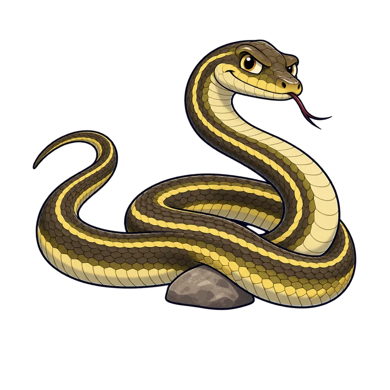 Illustration of the snakes