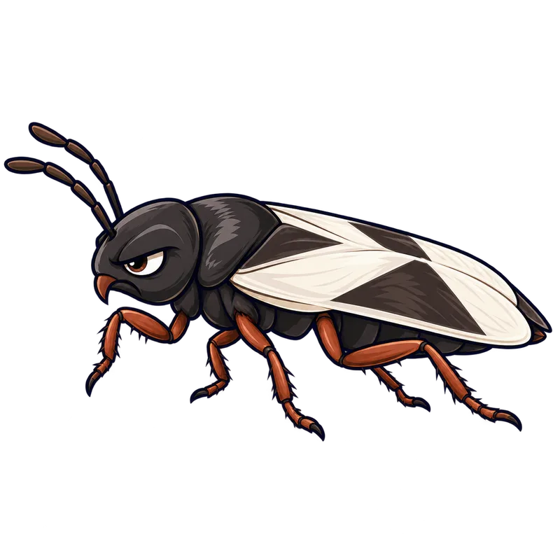 Illustration of the southern chinch bug