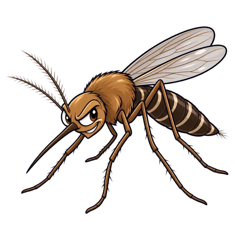 Illustration of the southern house mosquito