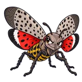 Illustration of Spotted lanternfly
