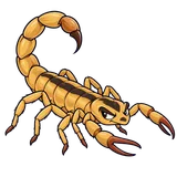Illustration of Striped bark scorpion