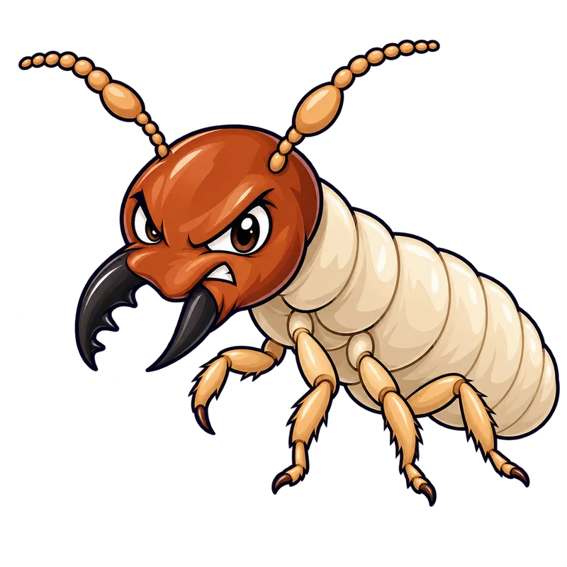Illustration of the western drywood termite