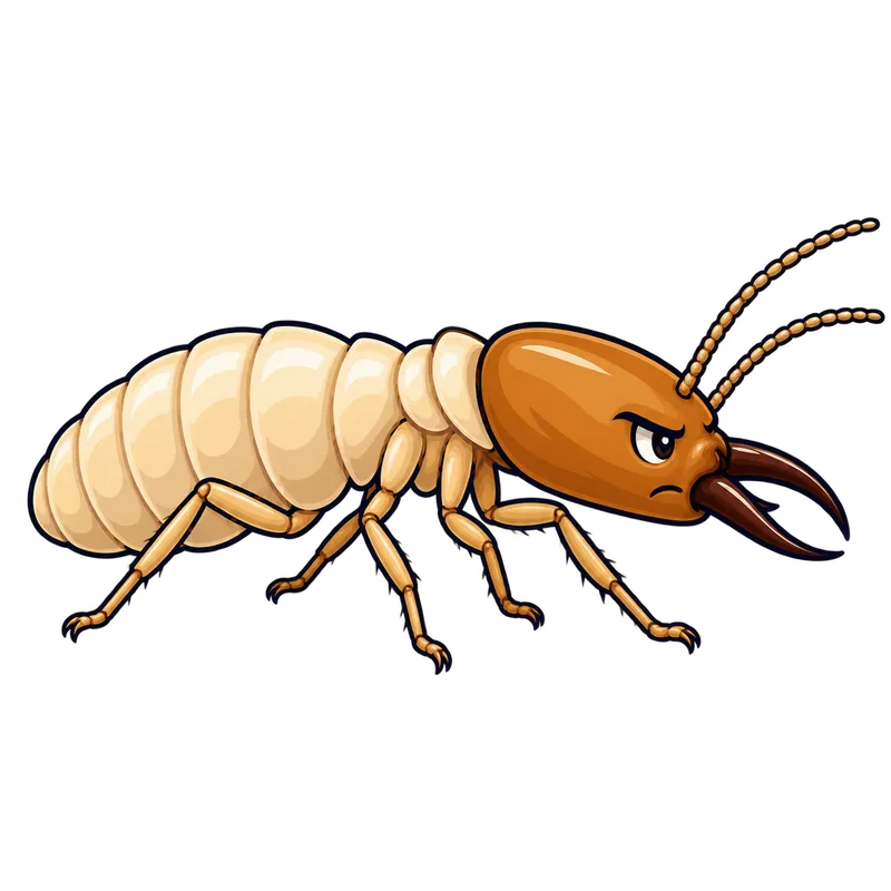 Illustration of the western subterranean termite
