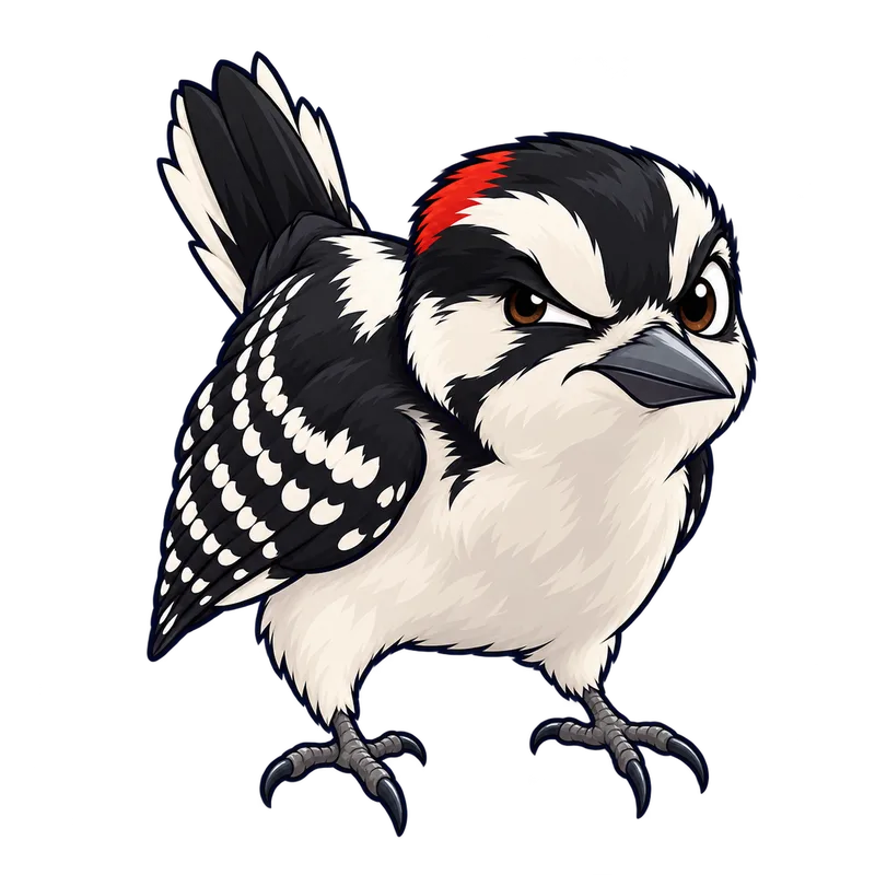 Illustration of the woodpeckers